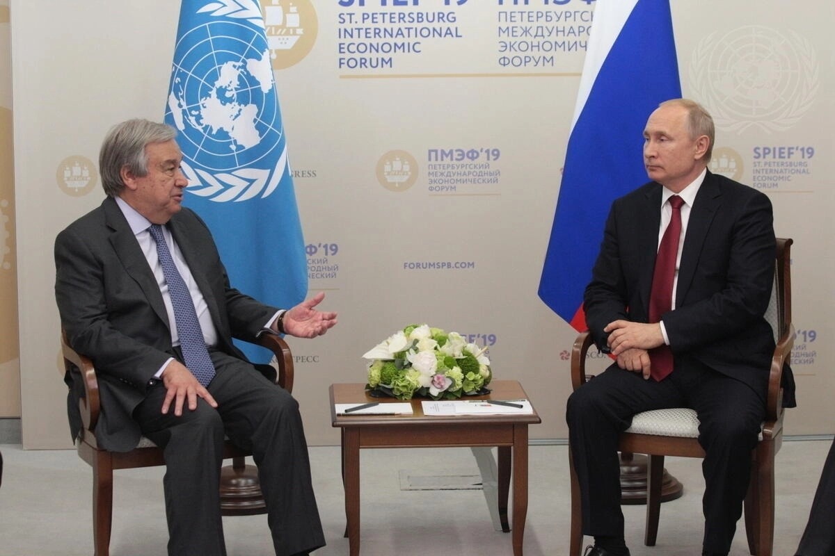 Putin, UN chief meet to discuss Ukraine