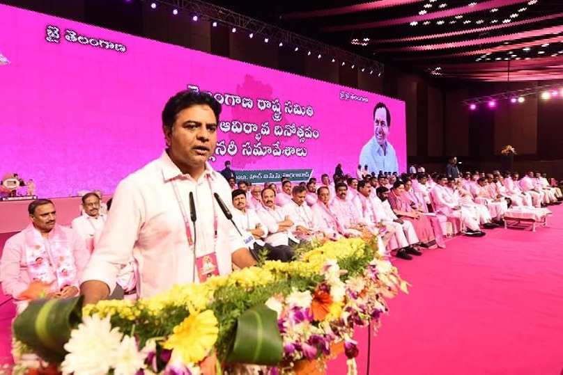 NTR created history but KCR achieved geography for Telangana along with history: KTR