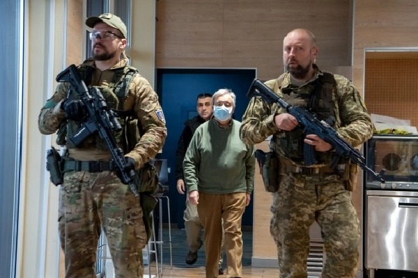 Guterres arrives in Ukraine after Russia trip