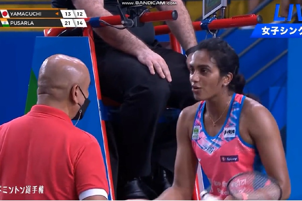 PV Sindhu Fumes Over Umpires Wrong Decision