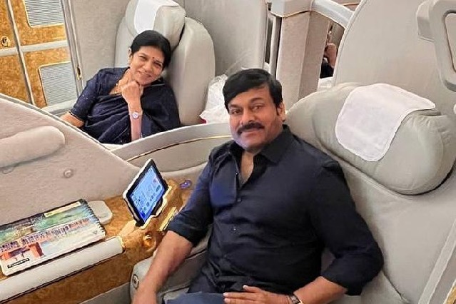 Chiranjeevi and Surekha off to US and Europe tour for brief vacation 
