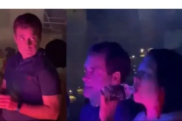 The lady behind Rahul Gandhi in night club is not Chinese Ambassador