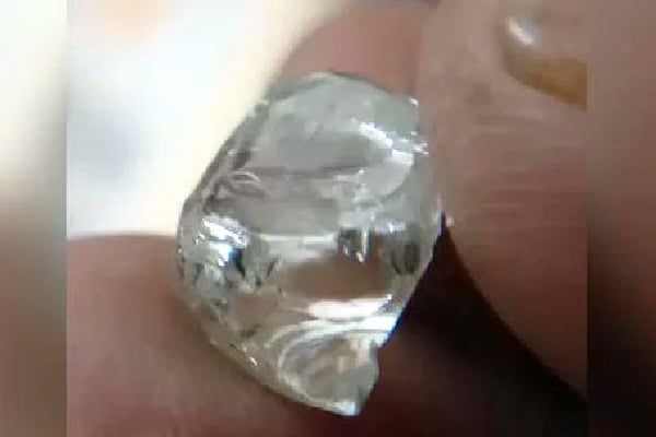 Madhya Pradesh Farmer As He Mines Almost 12 Carat Diamond