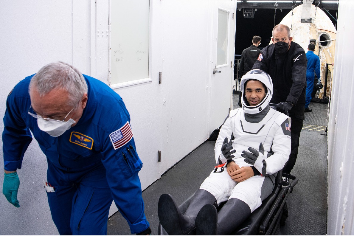 Telugu origin astronaut Rajachari safely landed 