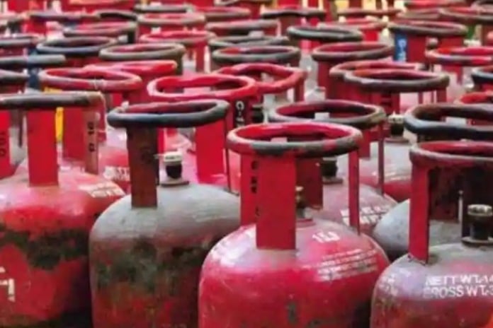 Cooking gas cylinder rate increased