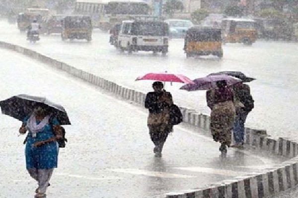 Moderate Rains Expected in telangana Today 