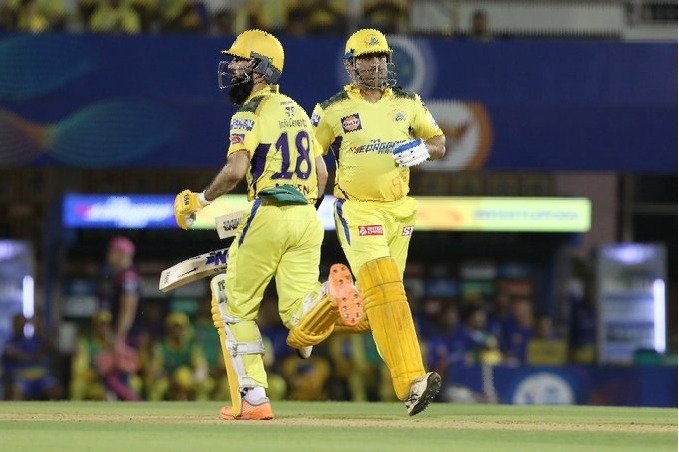 RR bowlers restricts CSK 