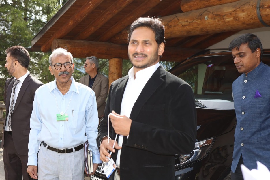 CM Jagan busy in Davos with crucial meetings