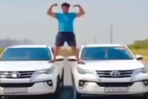 Ajay Devgn like car stunt lands youth in jail  