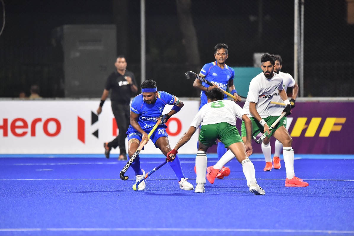 India and Pakistan Asia Cup Hockey match ended as draw 