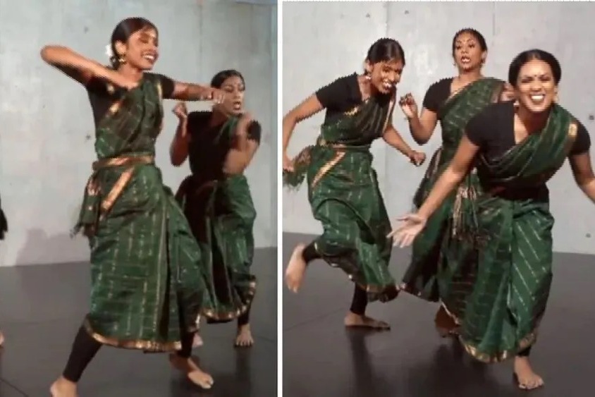 Dancers mix Bharatanatyam and Hip Hop to create amazing dance routine