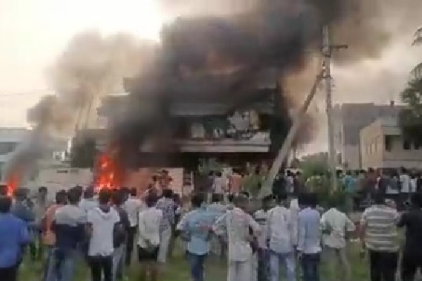 Minister Pinipe Viswaroop responds to rioters set fire his house in Amalapuram
