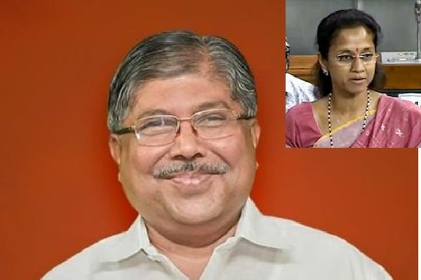 Maharashtra BJP Chief Chandrakant Patil comments on NCP MP Supriya Sule