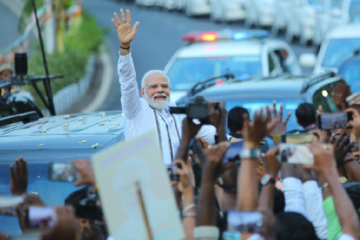 Modi lauds Tamil language in his Tamilandu visit