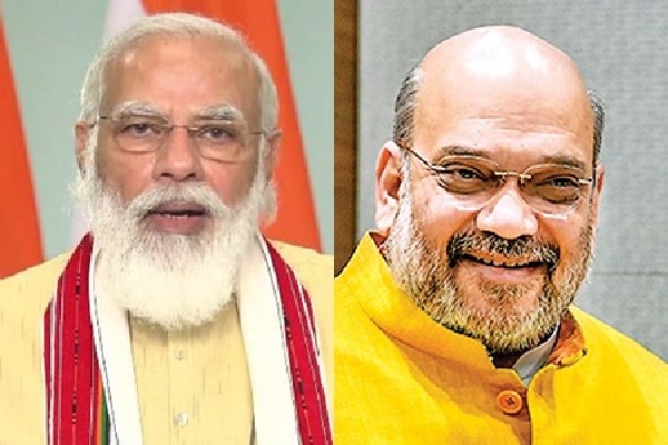 Modi and Amit Shah greets Telangana people on state formation day