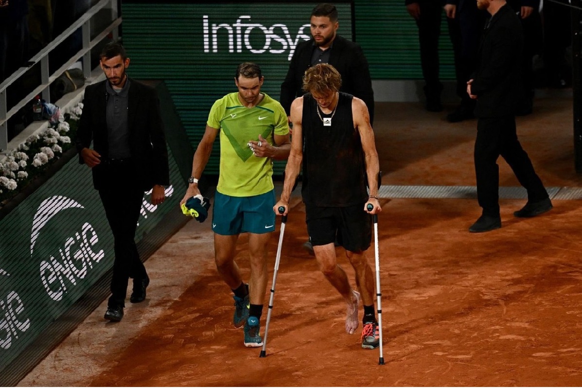 Sachin Tendulkar touched by Nadal's gesture towards injured Zverev