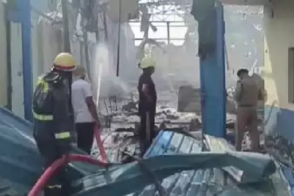 Nine workers died in huge explosion at a chemical factory in Uttar Pradesh