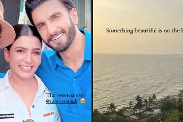 Samantha Ruth Prabhu teases first project with sweetest ever Ranveer Singh