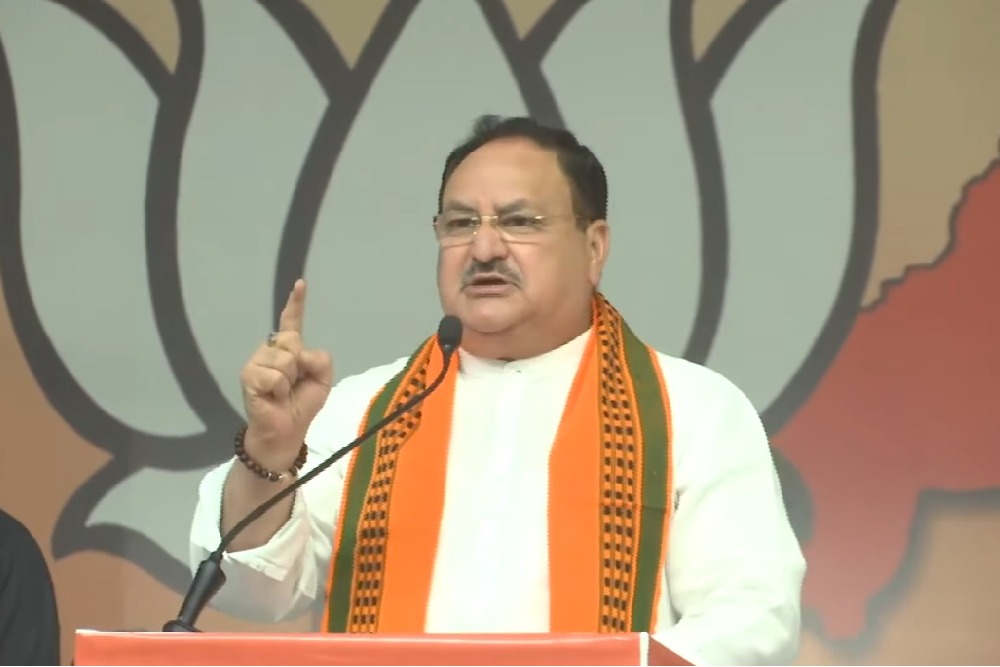 bjp national president jp nadda fires on ysrcp government