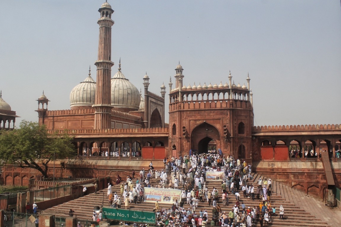 Prophet comment row: Protest outside Jama Masjid in Delhi