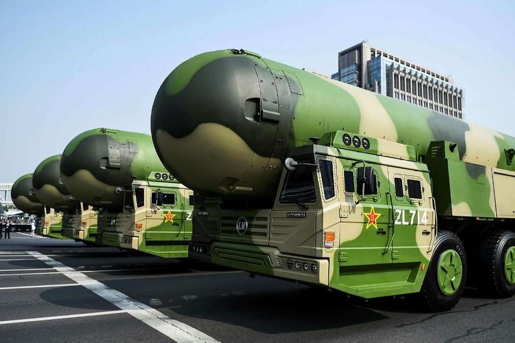 Nuclear arsenal for self defence China