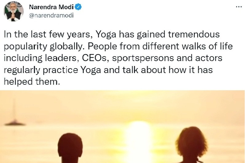 In last few years, yoga has gained tremendous popularity globally: PM