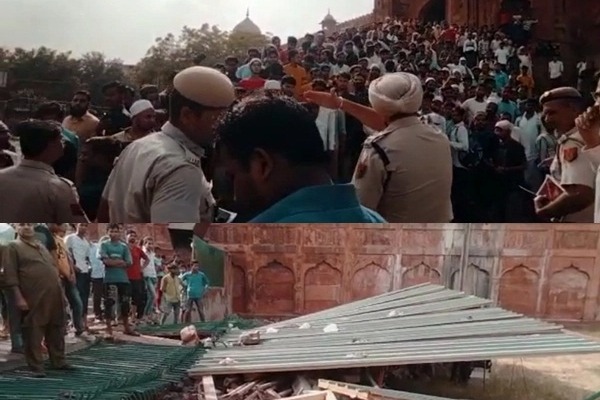 MCD razes wrong wall in Jama Masjid complex, ruckus averted after officials' assurance
