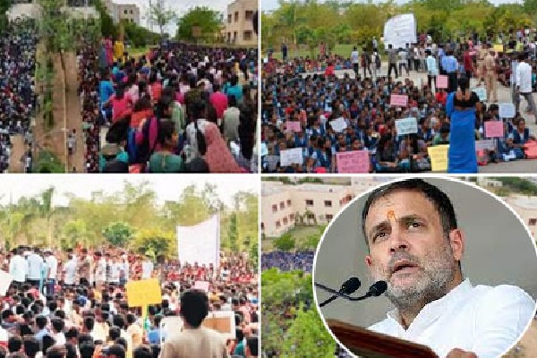 congress Backs Basara IIIT Students says Rahul Gandhi