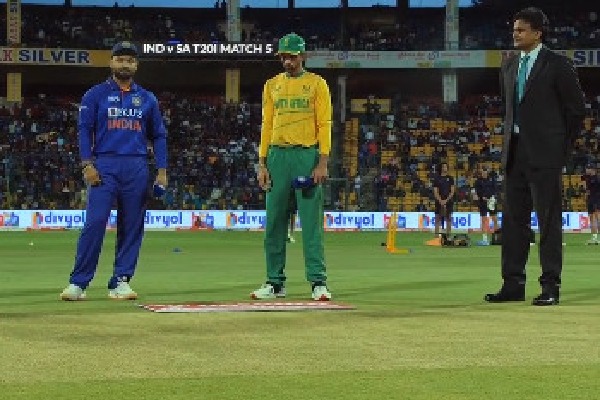 South Africa won the toss in Bengaluru