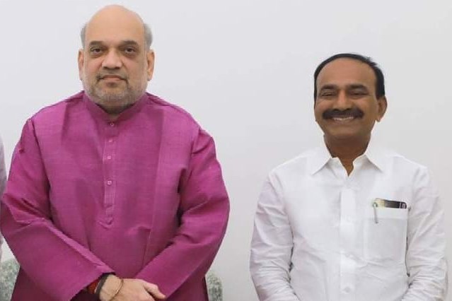 Telangana: BJP MLA Eatala meets Amit Shah, likely to get key party post