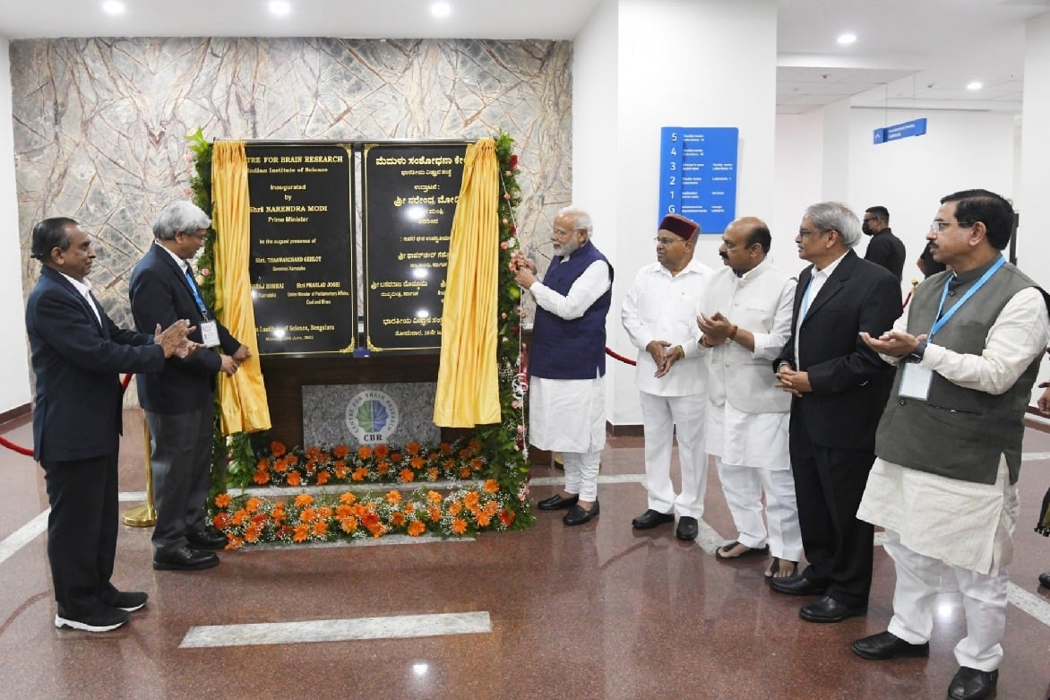 PM inaugurates Centre for Brain Research at IISc in Bengaluru