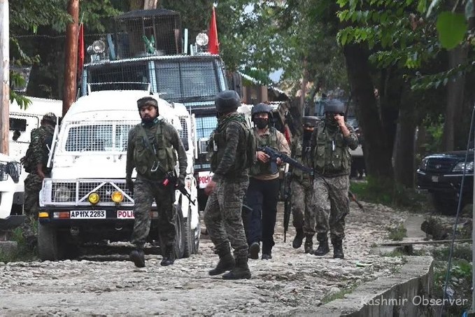 Security forces killed four terrorists including JeM militant 