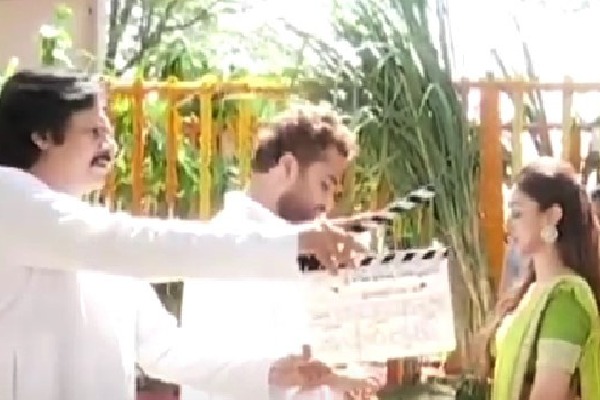 Pawan Kalyan claps muhurat shot for Aishwarya Arjun's movie