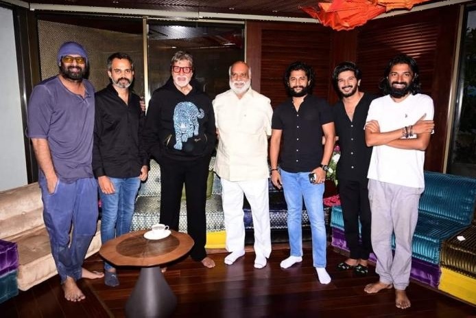 Big B poses with big names of South Indian cinema, pic goes viral