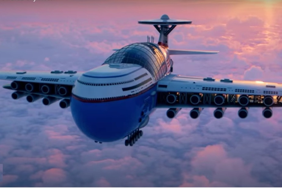 nuclear powered hotel that never lands set to fly 5000 guests