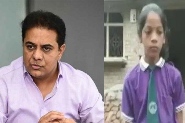 KTR moved by Bihar specially-abled girl's plight, promises to lend her support