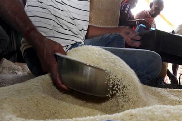 Telangna Govt decided to distribute 15 kg free rice ration card holders in august