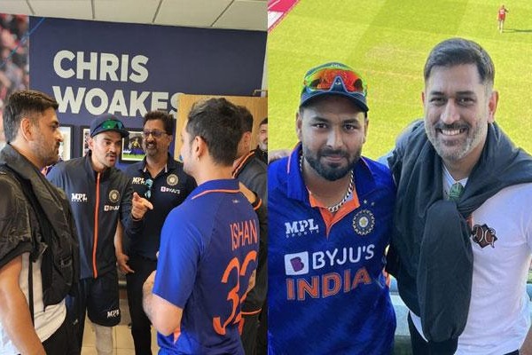 Dhoni's surprise visit to Indian dressing room after 2-0 series win against England