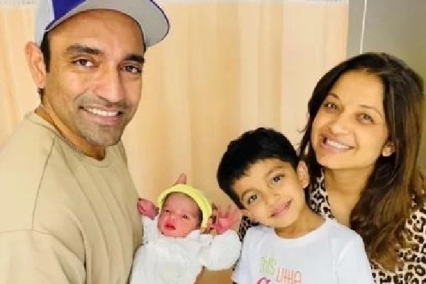 Robin Uthappa blessed with a daughter, names her Trinity Thea Uthappa