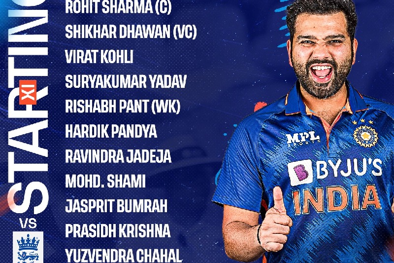 indian captain rohit sharma wins toss and elect to bowl first