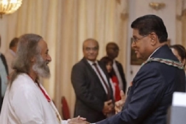Sri Sri Ravi Shankar conferred Suriname's highest civilian award