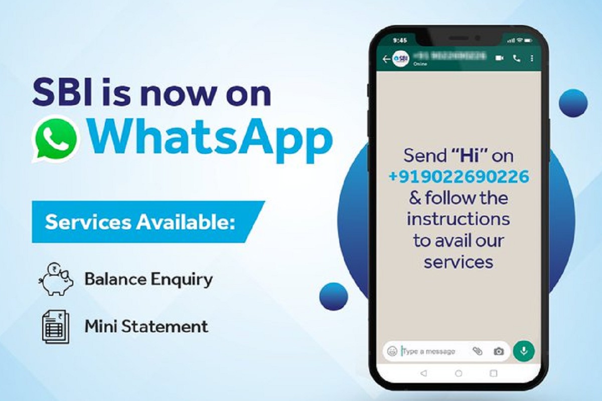 SBI users can now check bank account balance through WhatsApp