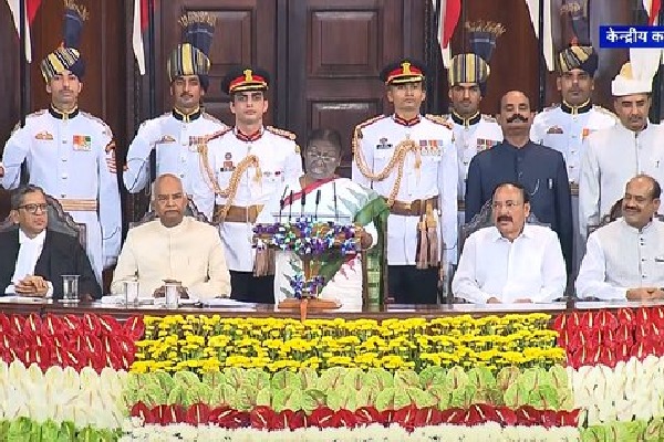 President Draupadi Murmu first speech