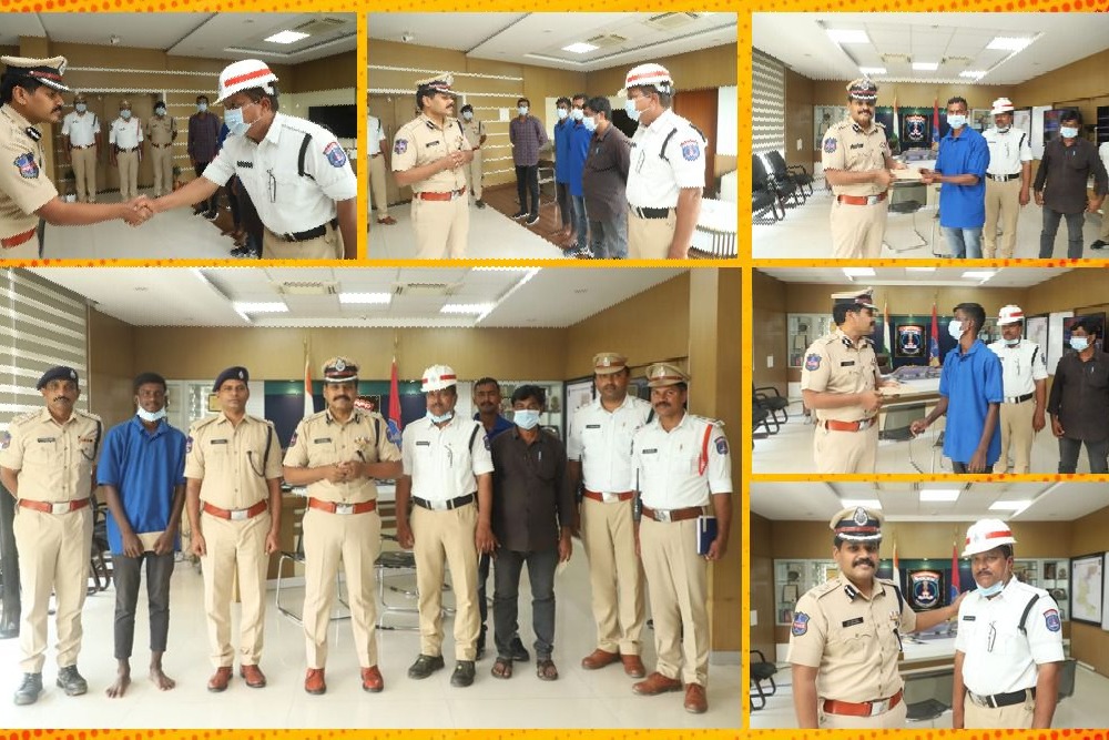cyberabad police commissioner stephen ravindra facilitates si rambabu