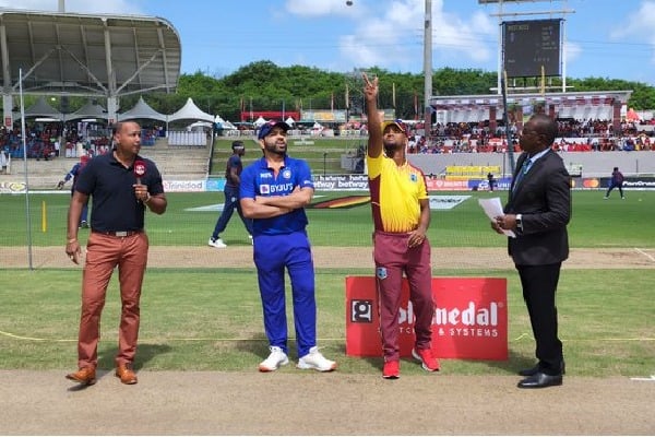 Team India put into batting after WI won the toss in 1st T20