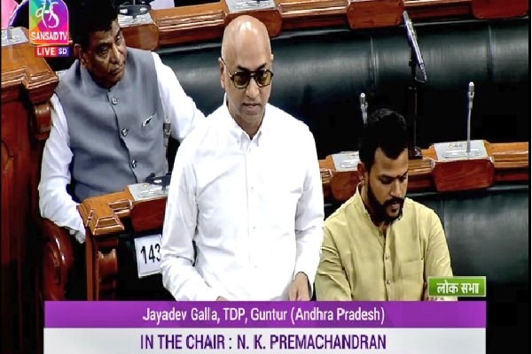 tdp mp galla jayadev suggestions to union gevernment over stabilize essentials price