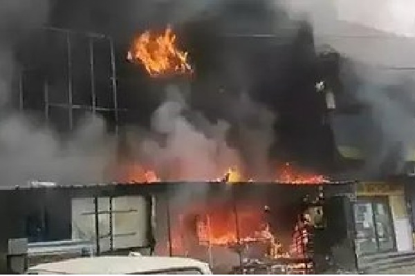 Huge fire accident in a hospital in Jabalpur 