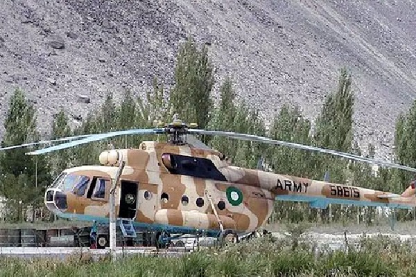 Chopper with 6 Pak army officials crashes in Balochistan