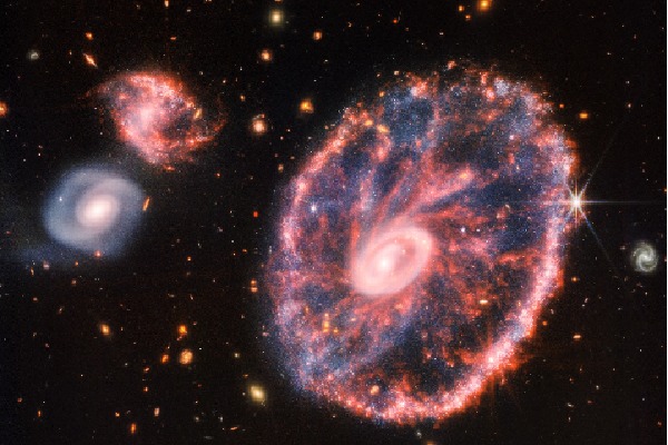 James Webb captures stunning new image Cartwheel Galaxy