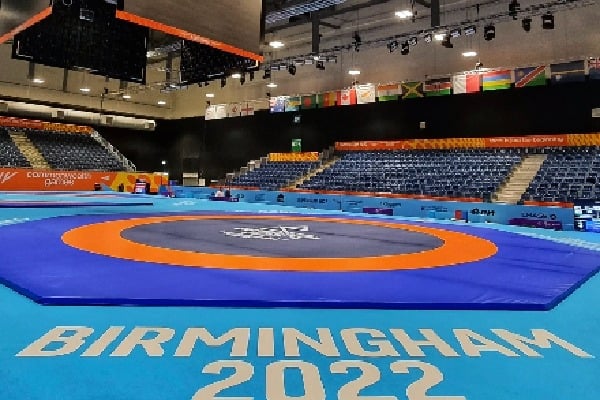 Wrestling competitions halted to repair big screen in Coventry arena